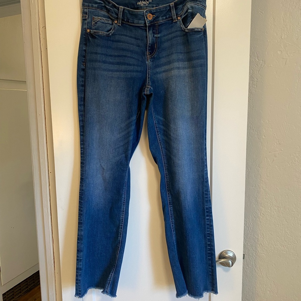 Edgely Maurices Slim Boot Blue Denim Jeans